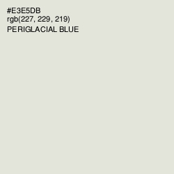 #E3E5DB - Periglacial Blue Color Image